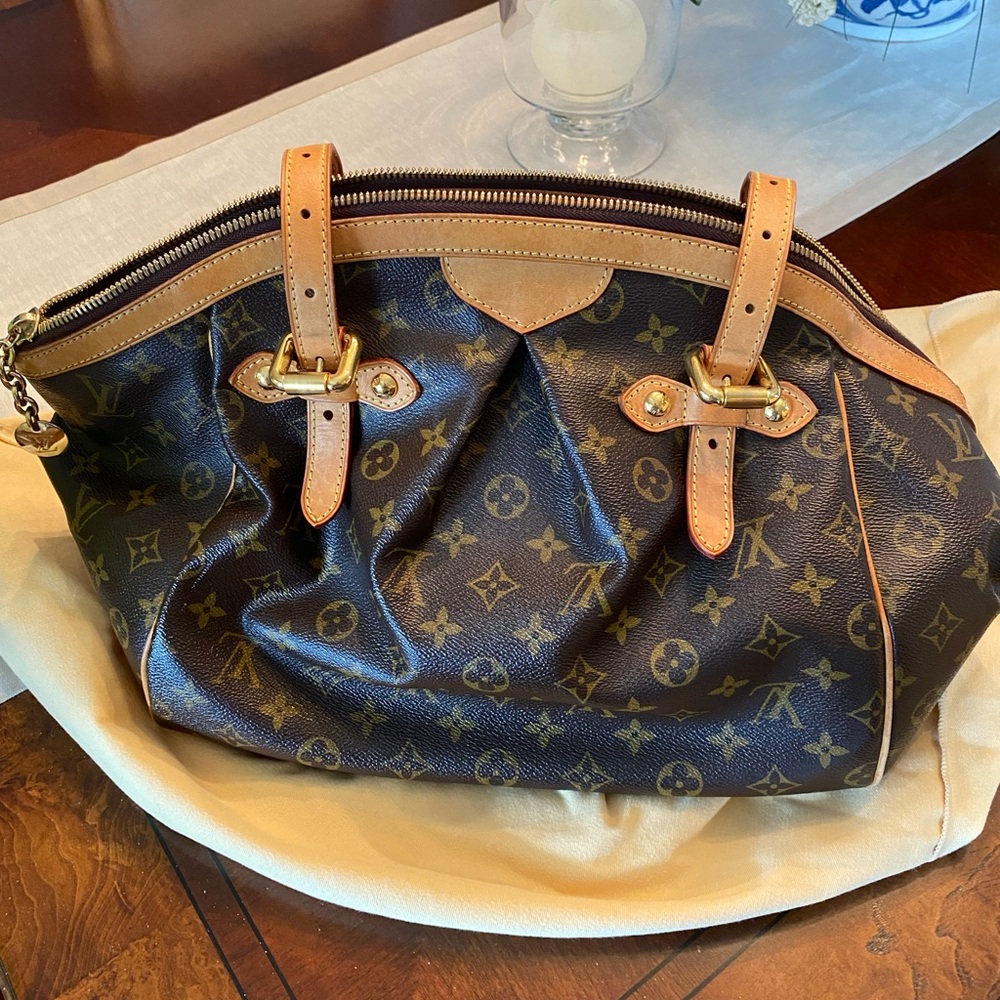 Luxury Designer Brown Monogram Handbag
